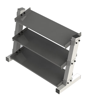 Body-Solid 3-Tier Vinyl/Neoprene Dumbbell Rack GDR34B