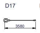 Body-Solid DLEC-SF - Cable D17