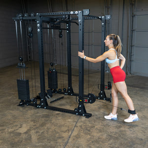 Body-Solid Functional Trainer Attachment with Weight Stacks GPRFTS