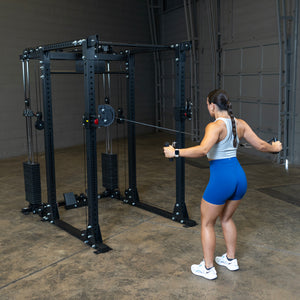 Body-Solid Functional Trainer Attachment with Weight Stacks GPRFTS