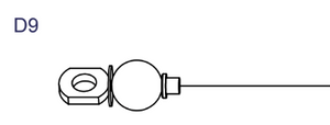 Body-Solid GCCO150 - Cable #D9