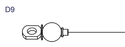 Cuerpo sólido GCCO150 - Cable #D9