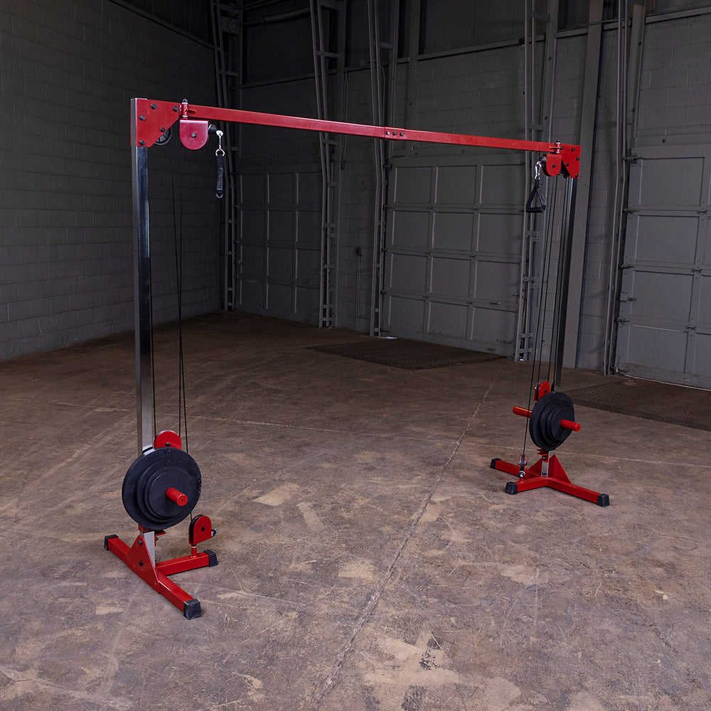 (BFCCO10) Máquina de ejercicio cruzado de cables, máquina de cable de doble  polea de carro de peso de tamaño olímpico de 2 pulgadas para entrenamiento
