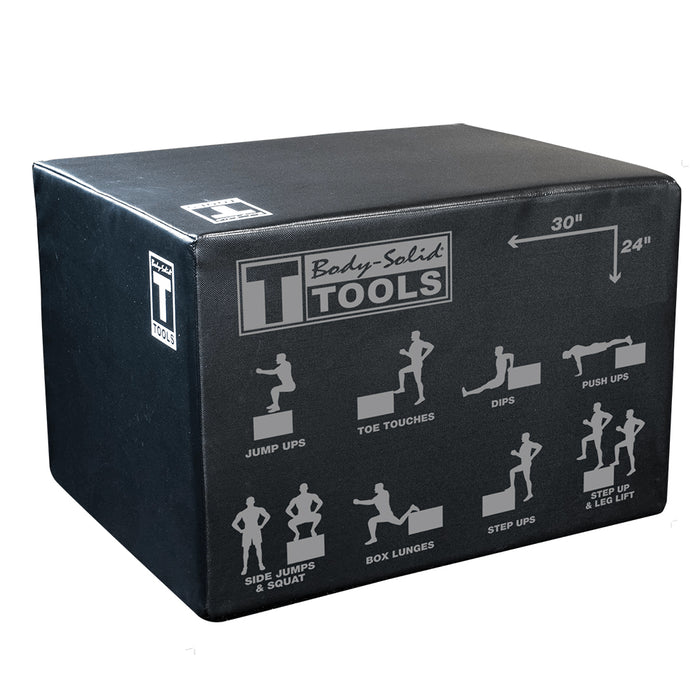 Caja pliométrica de lados blandos de Body-Solid Tools BSTSPBOX