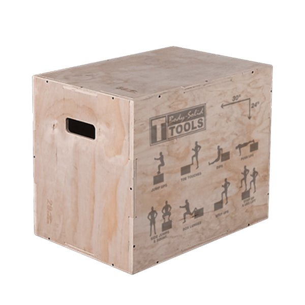 Body-Solid Tools 3-In-1 Wooden Plyo Box BSTWPBOX