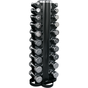 Bodytrading Set 20 chrome dumbbells with rack CHDUSET