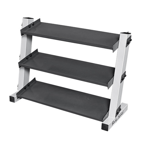 Body-Solid 3-Tier Vinyl/Neoprene Dumbbell Rack GDR34