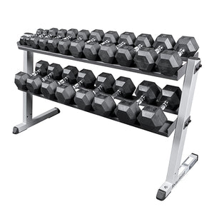 Body-Solid 2 Tier Pro Dumbbell Rack GDR60