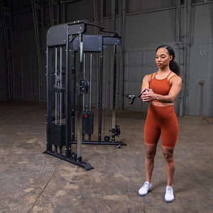 CoBody-Solid Functional Trainer with Weight Shrouds GFT100C