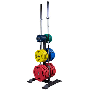 Body-Solid Olympic Plate Tree & Bar Holder GWT56