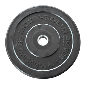 Body-Solid Chicago Extreme Bumper Plates Set OBPXBKP100