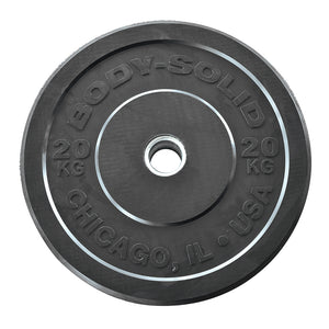 Body-Solid Chicago Extreme Bumper Plates Set OBPXBKP100