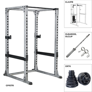 Paquete Power Rack de cuerpo sólido GPR378PD 