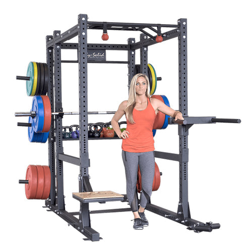 Pro Clubline Commercial Extended Power Rack Package SPR1000BACKP4