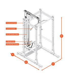 Accesorio lateral resistente para Power Rack Y210 